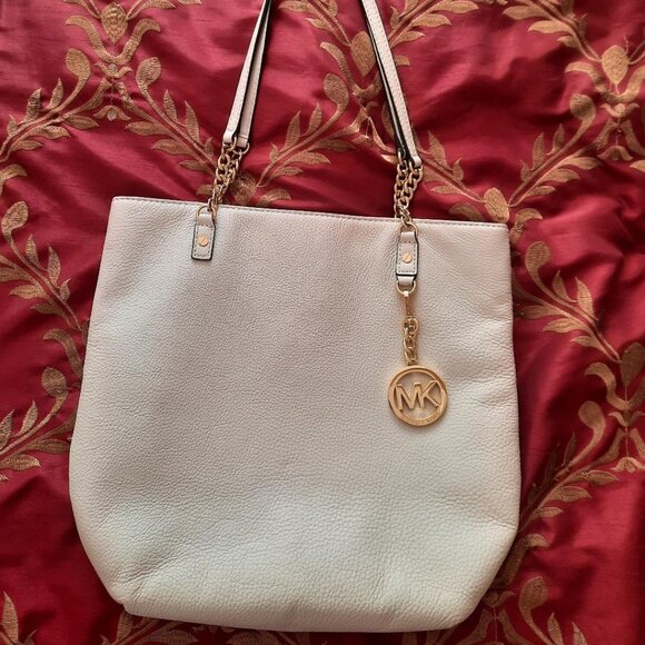 Michael Kors Chained Leather Tote - Picture 1 of 8